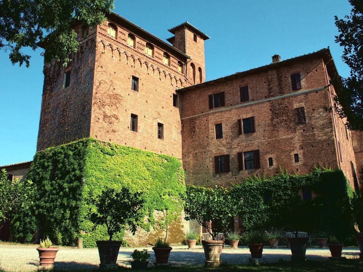 Castello Di San Fabiano Guest House Монтероні-д'Арбія Екстер'єр фото